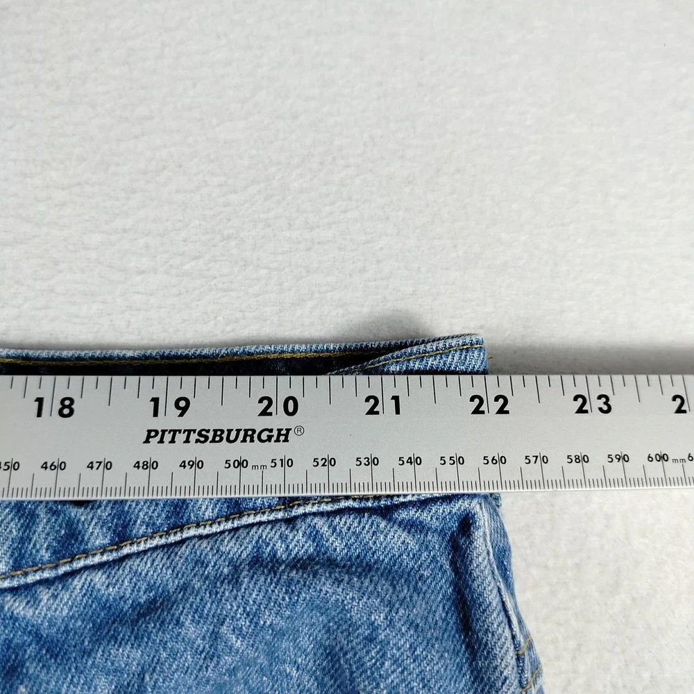 Carhartt‎ Jeans Mens 46x32 Blue Denim Relaxed Fit B19DST Straight Leg Workwear